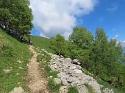 In LINZONE (1392 m) da Roncola il 9 maggio 2026 in solitaria ma incontrando tanti amici-FOTOGALLERY